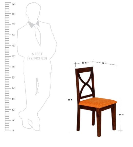 Mango Wood 4 Seater Dining Table Set