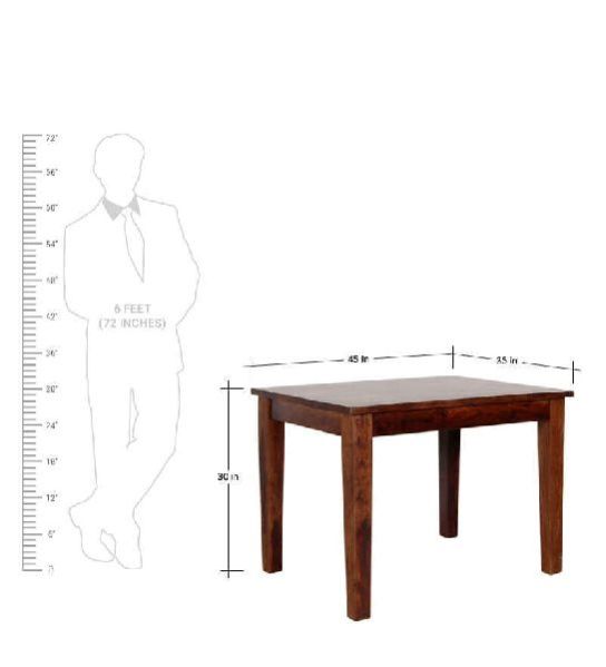 Mango Wood 4 Seater Dining Table Set