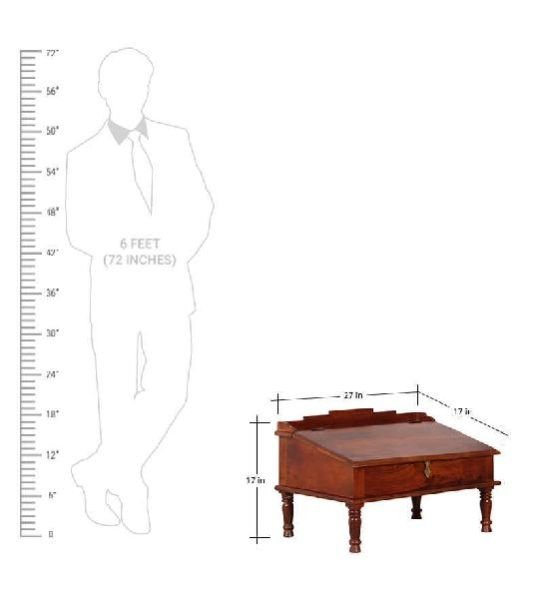 Mango Wood Munim Writing Desk