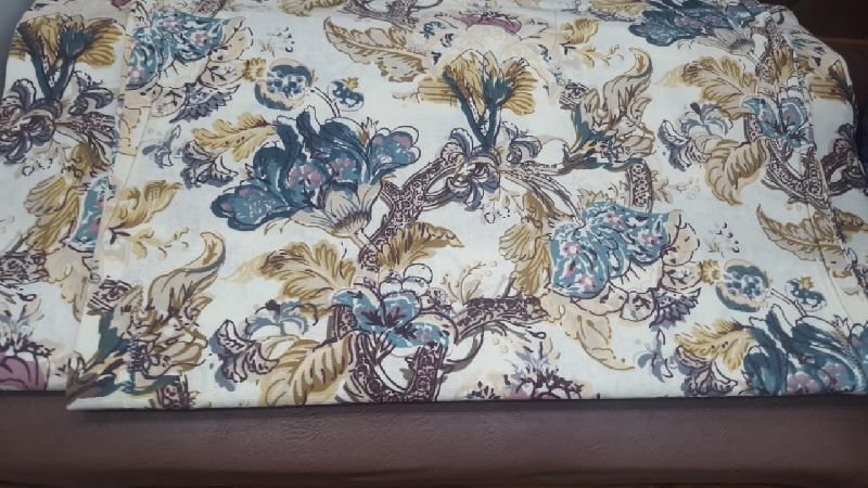 3023 Printed Cotton Bed Cover