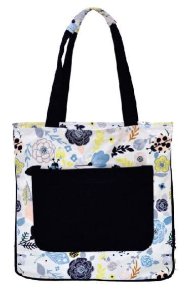 GAJB-103M Flower Print Medium Sized Bag