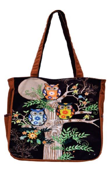 GAJB-118M Owl Print Medium Sized Bag