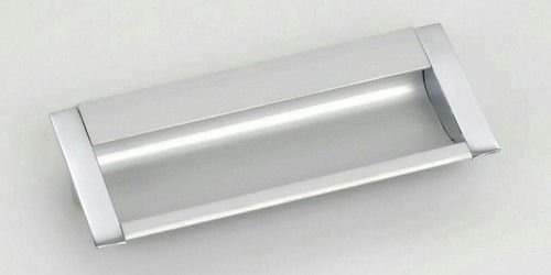 Grey Aluminium Concealed Drawer Handle
