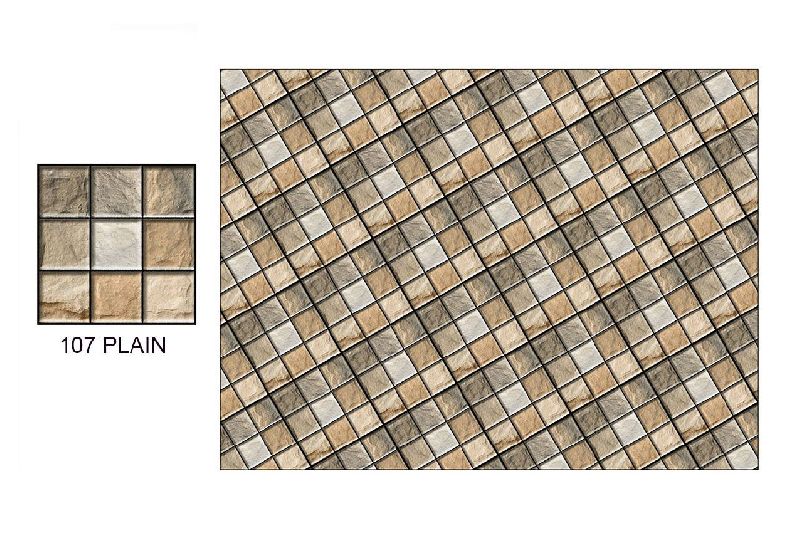 107 Plain Digital Vitrified Parking TIle