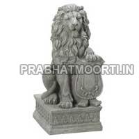 Marble Stone Lion Statue 03