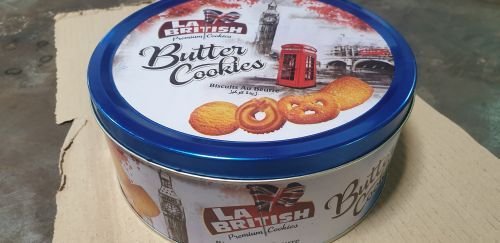400Gm Cookies Chocolate Tin Box