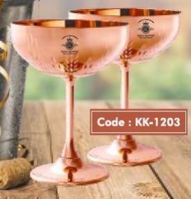 KK-1203 Copper Champagne Glass