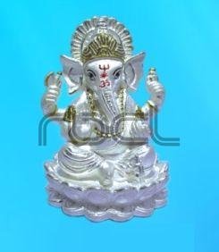115R Sterling Silver Ganesh Statue