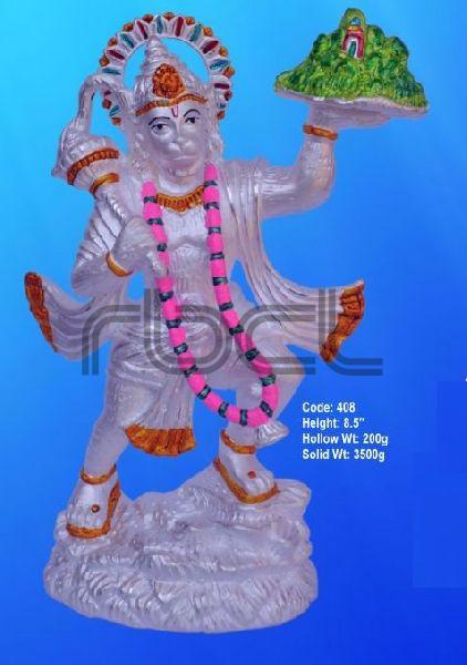 408 Sterling Silver Hanuman Statue
