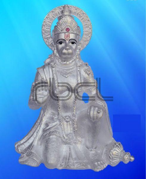 409 Sterling Silver Hanuman Statue