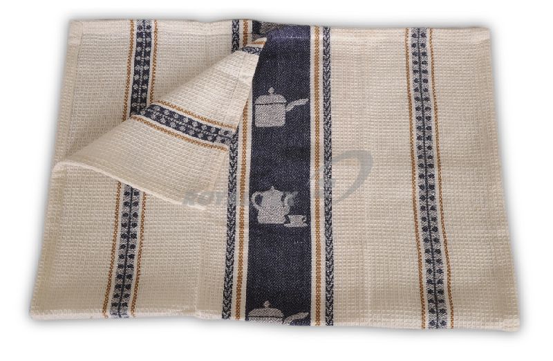 KT- 344  Waffle weave, Jacq. Kitchen Towel