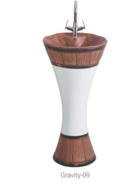 Gravity 09 One Piece Pedestal Wash Basin