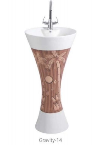 Gravity 14 One Piece Pedestal Wash Basin