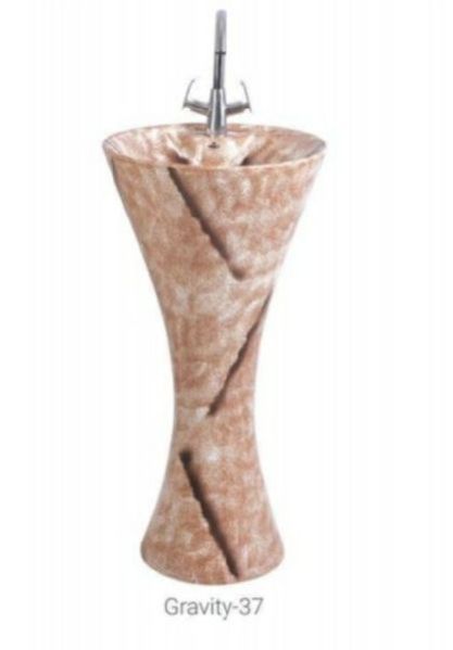 Gravity 37 One Piece Pedestal Wash Basin