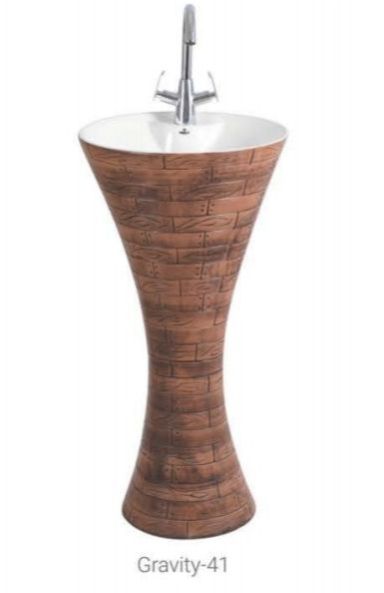 Gravity 41 One Piece Pedestal Wash Basin