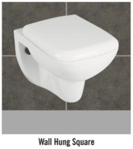 Square Wall Hung Water Closet