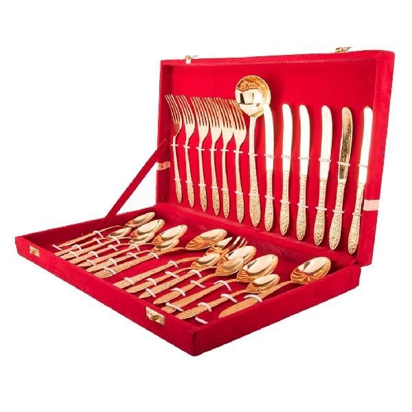 Captivating Awesome Design Brass Spoon Set