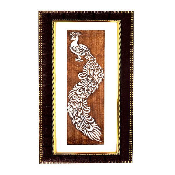 Astounding Wall Hanging Peacock Design Painting