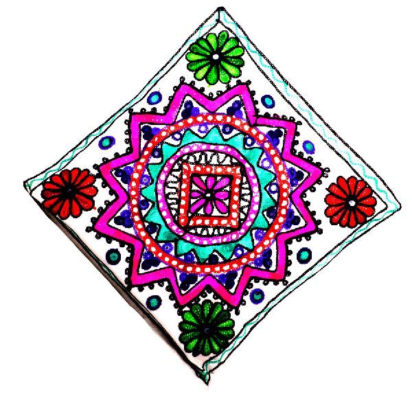 Stunning Traditional Appliqué Design Artistic Cushion Covers