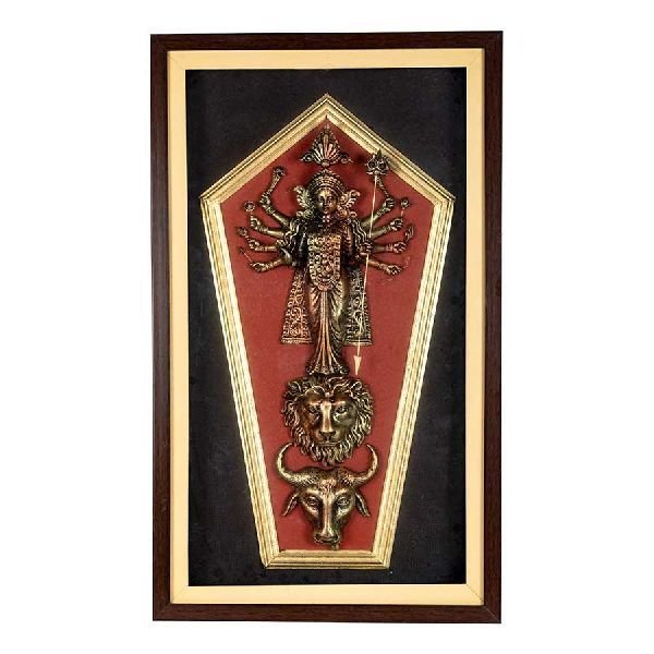 Perfect Terracotta Work Of Durga Jhaki