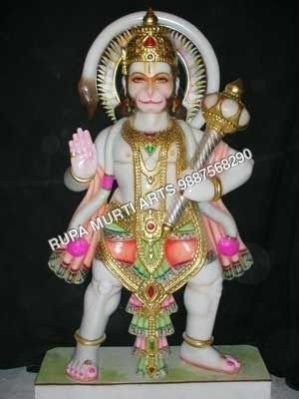 Marble Hanuman Statue