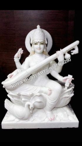Marble Saraswati Statue