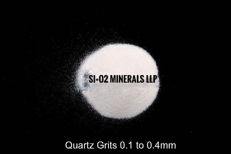 0.1 to 0.4 mm Quartz Grits