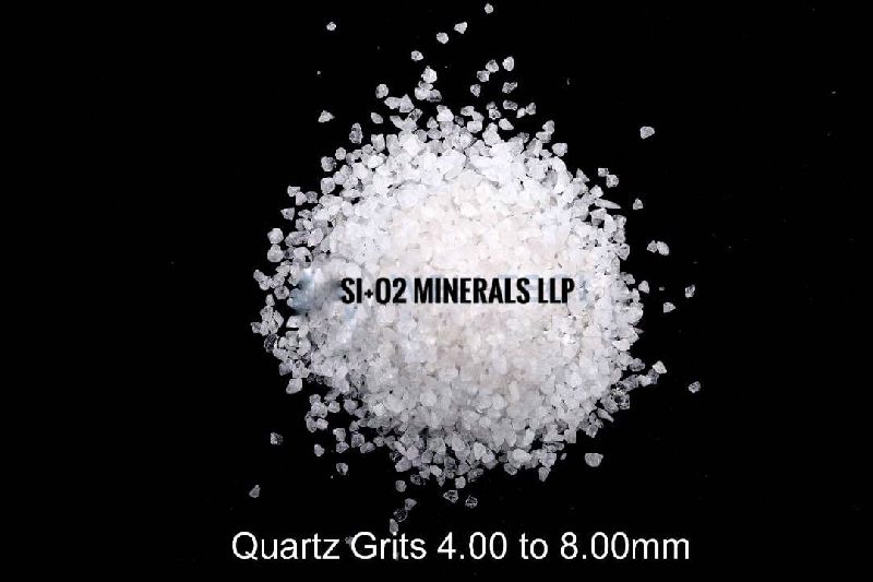 4.0 to 8.0 mm Quartz Grits