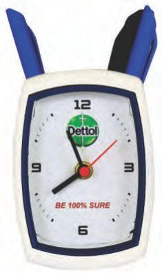 160 Table Clock With Pen Stand