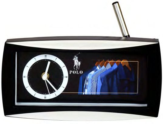 163 Table Clock With Pen Stand