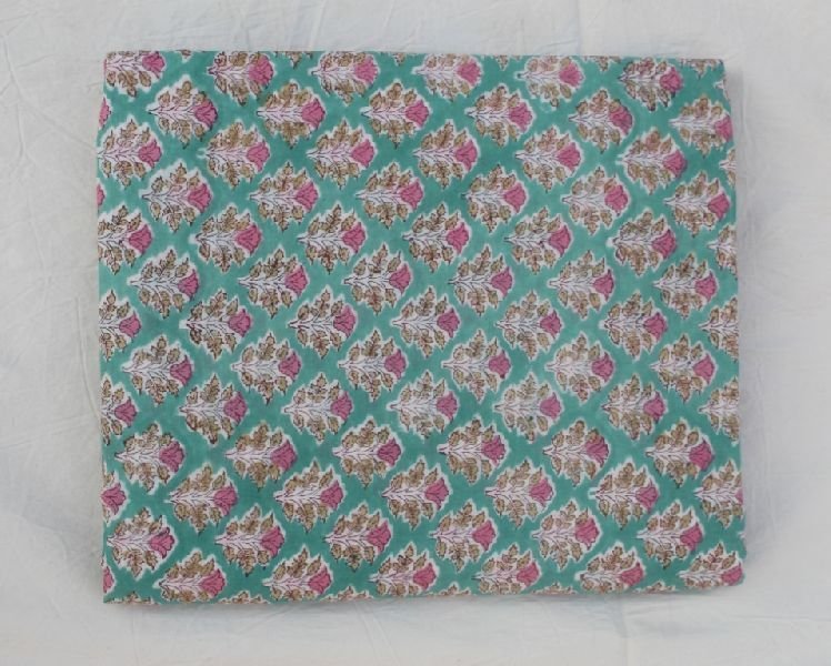 Hand Block Printed Cotton Fabric 03