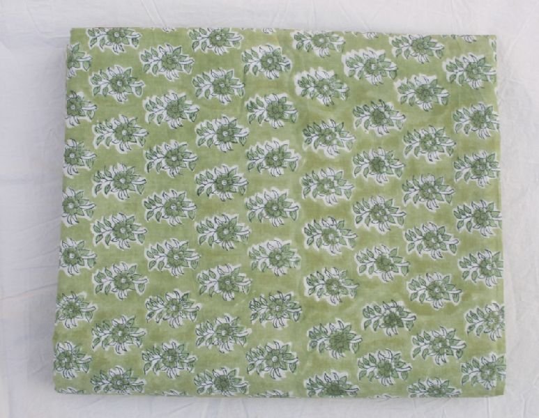 Hand Block Printed Cotton Fabric 04