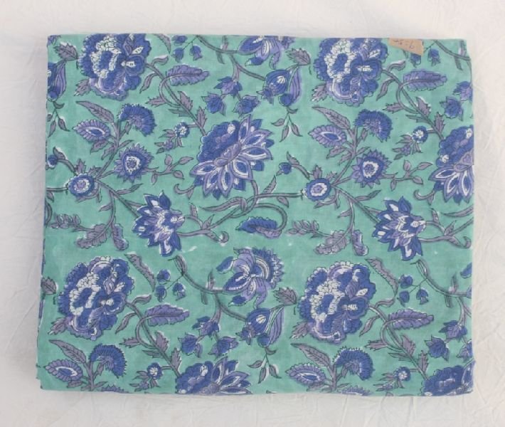 Hand Block Printed Cotton Fabric 05