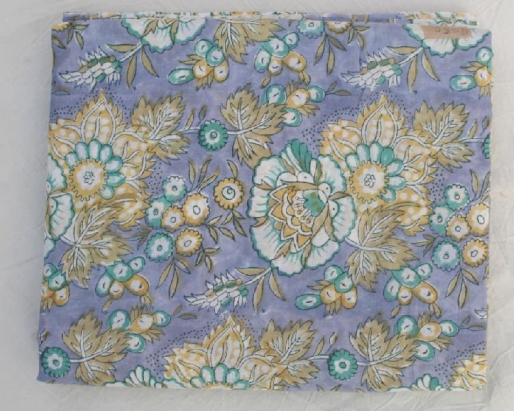Hand Block Printed Cotton Fabric 06