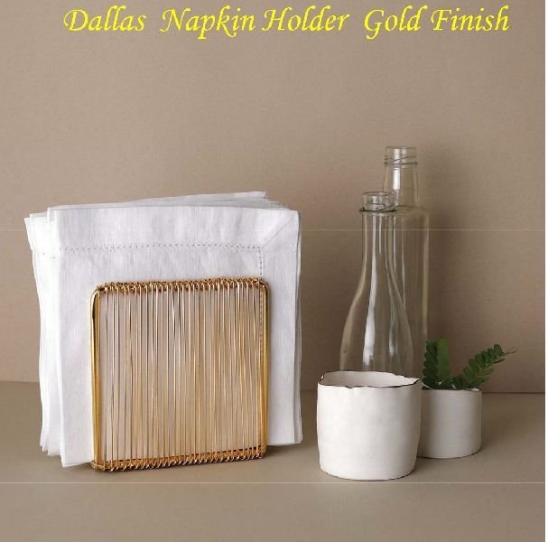 Dallas Gold Finish Napkin Holder