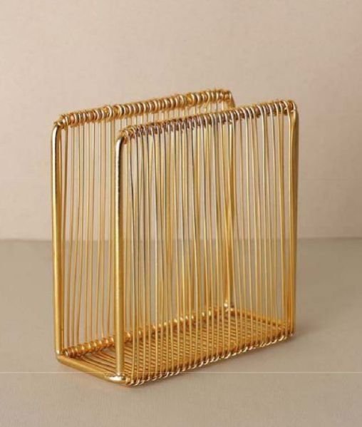 Dallas Gold Finish Napkin Holder