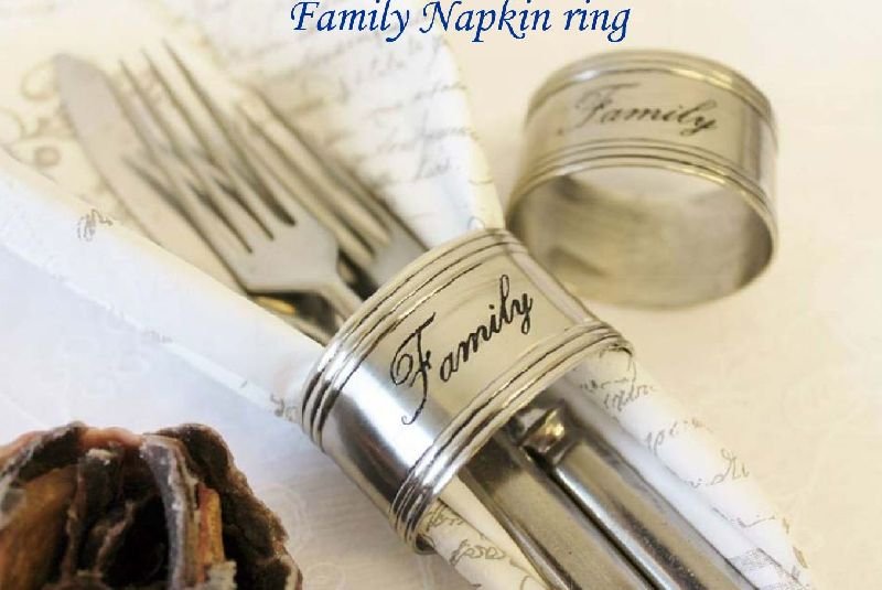 Family Napkin Rings