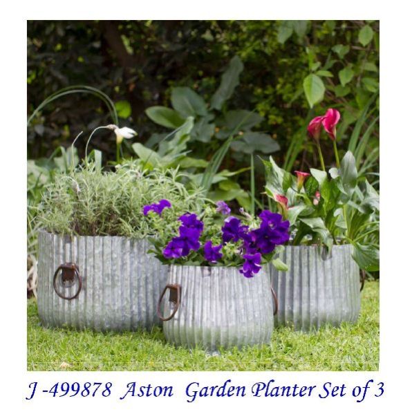 J-499878 Aston Garden Planter Set of 3