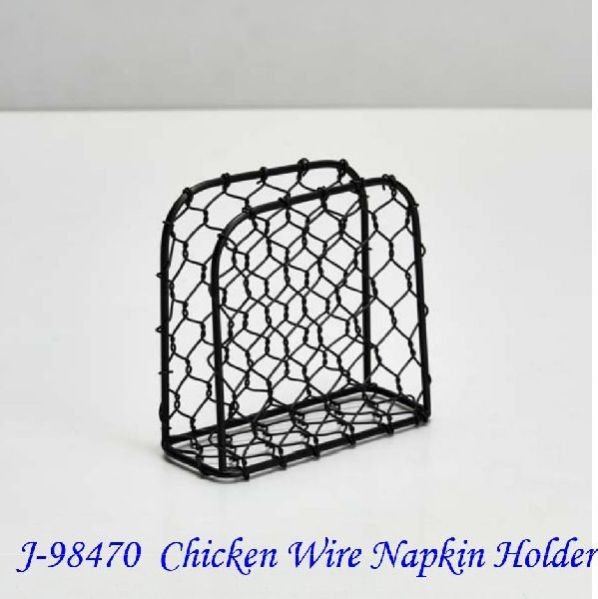 J-98470 Chiken Wire Napkin Holder