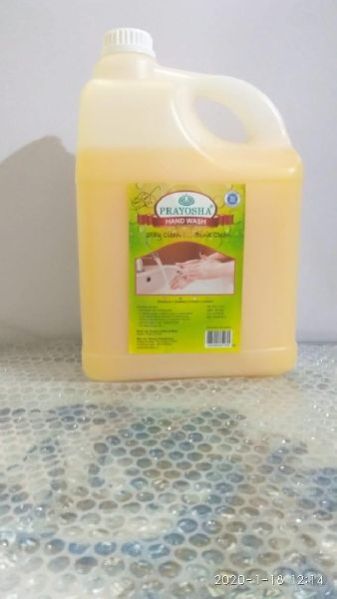 5 Litre Yellow Lemon Prayosha Homecare Handwash
