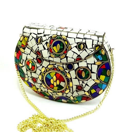 9261 Fashionable Ladies Metal Bag