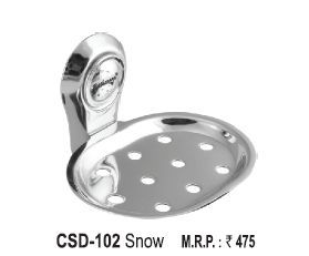 Snow Chrome Soap Dish