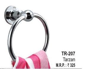 Tarzan Zinc Bracket Towel Rings