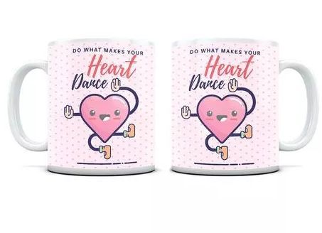 Make Your Heart Dance White Mug