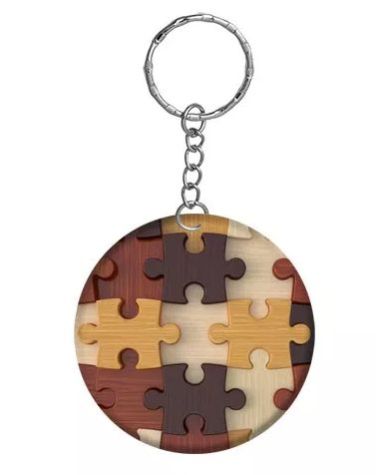 Puzzle Keychain