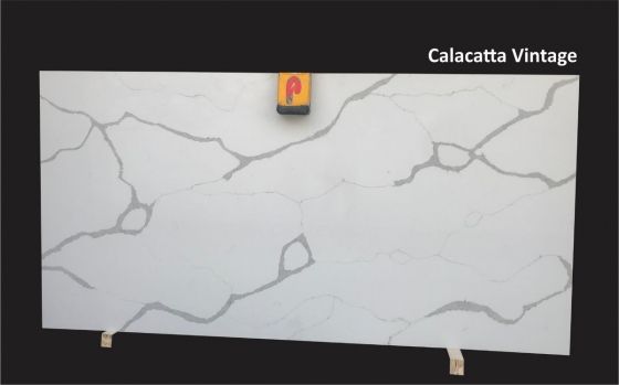 Calcatta Vintage Crystal Quartz Slabs