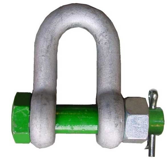 D-SHACKLES NUT BOLT SAFETY PIN TYPE