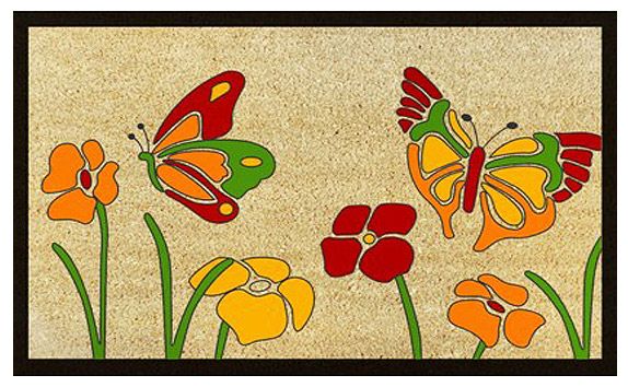 SCE - 1021 Bleached PVC Coir Tufted Mat