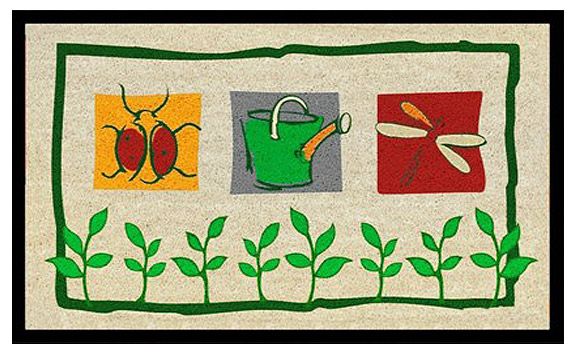 SCE - 1022 Bleached PVC Coir Tufted Mat