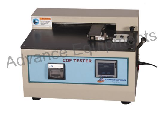 Computerised Static & Kinetic Coefficient Of Friction Tester